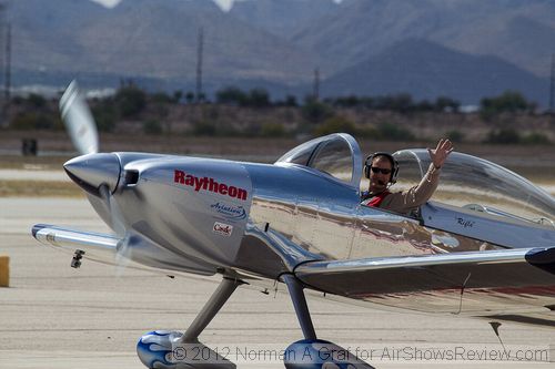 Joe 'Rifle' Shettreley in his RV-8