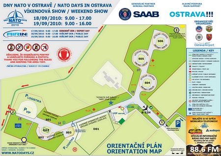 Map of the show grounds